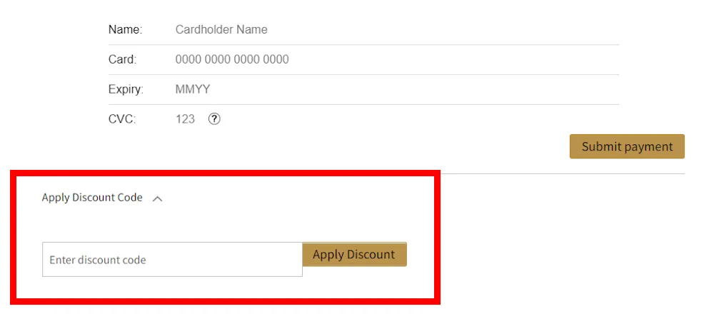 Instructions how to enter a verified discount code for Tyndrum Whisky on tyndrumwhisky.com