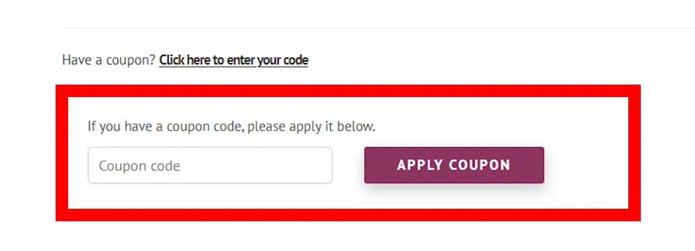 Screenshot showing where to apply a huggle pets discount code during checkout on www.hugglepets.co.uk.